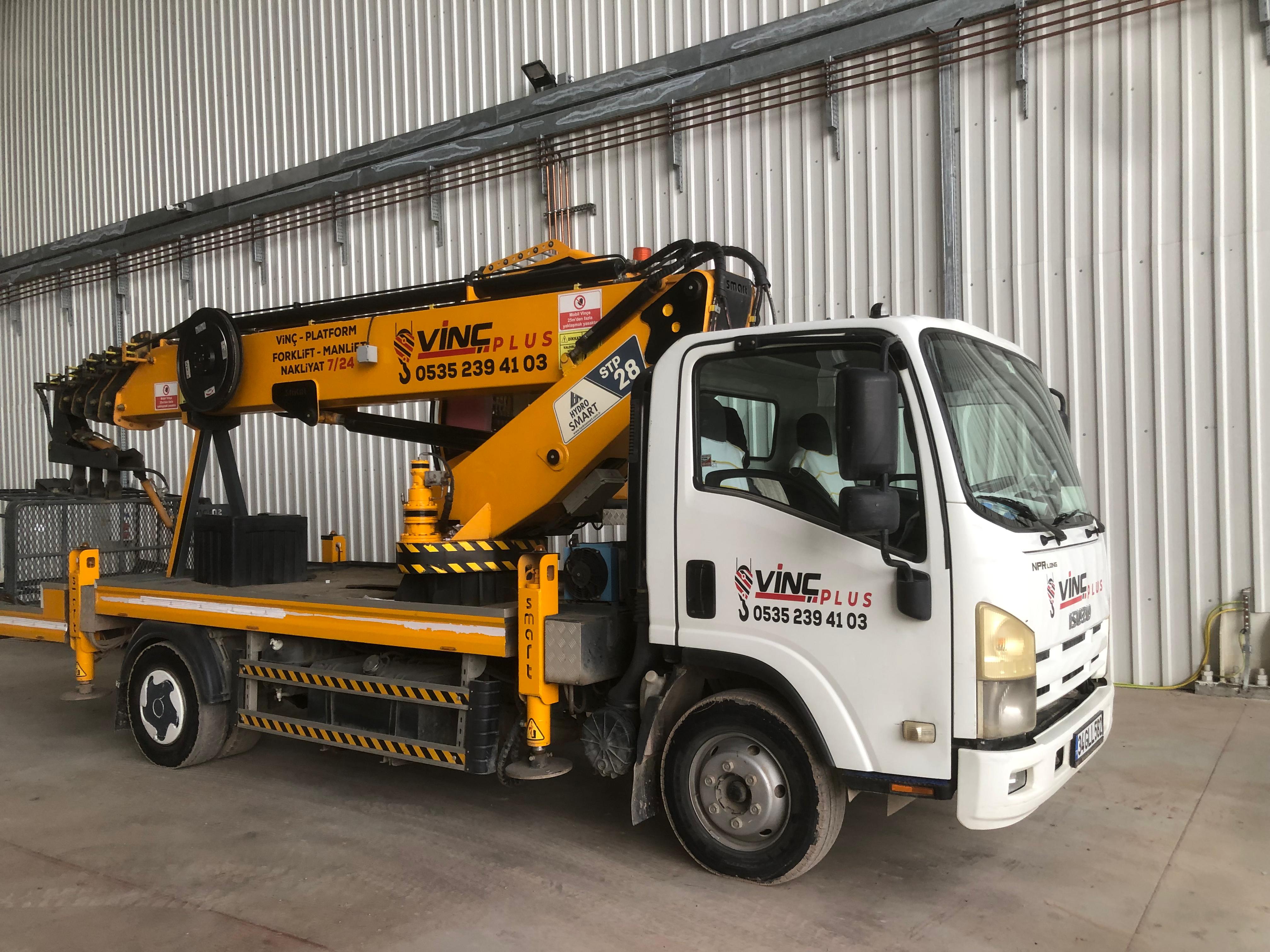 İstanbul Kiralık 28 Metre Sepetli Vinç